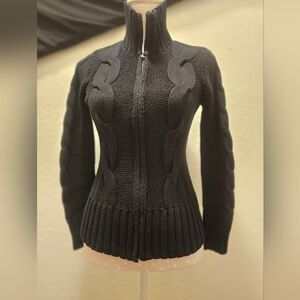 Harold's Cable-knit Zip Up Sweater NWOT Sz Small